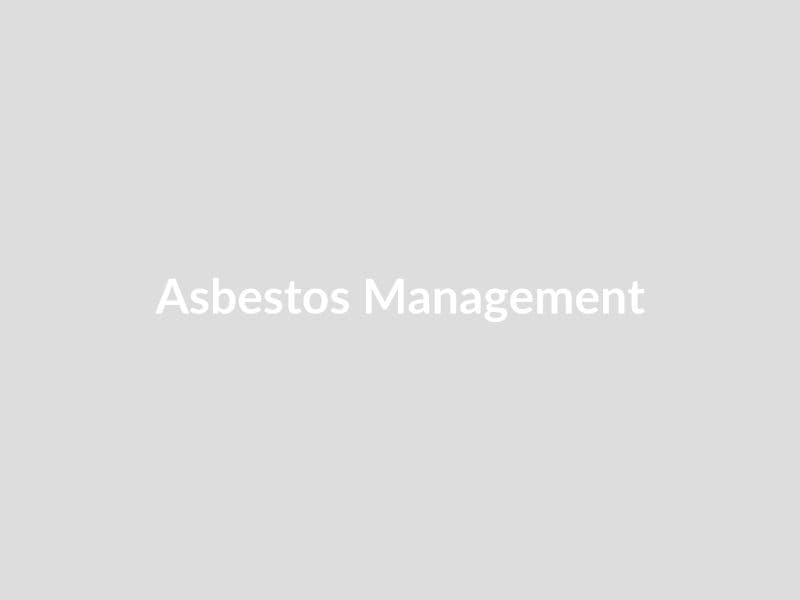 Asbestos management plan documentation